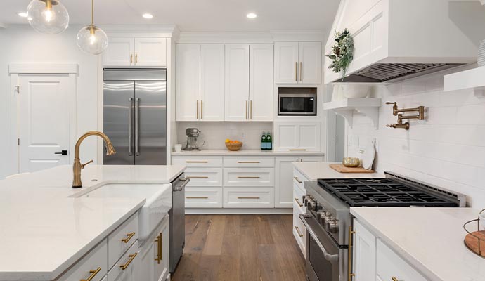 a neat and clean kitchen