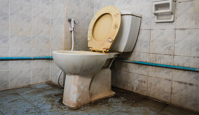 Dirty Toilet