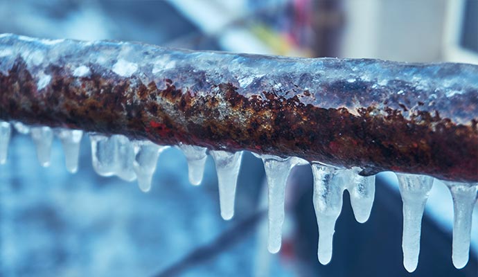Frozen Pipe Damage Cleanup in Dayton, Cincinnati, Columbus, Ohio & Sarasota, Florida