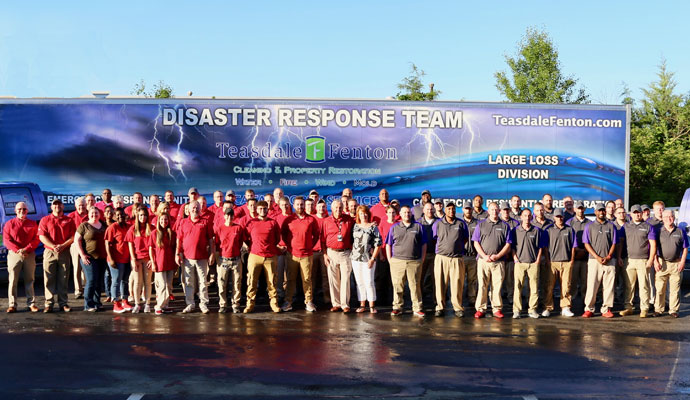 Teasdale Fenton Cleaning & Property Restoration professional team