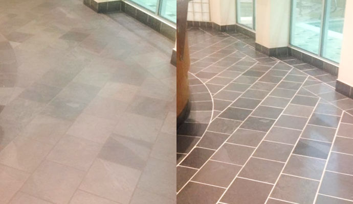 tile and grout water damage restoration in Cincinnati