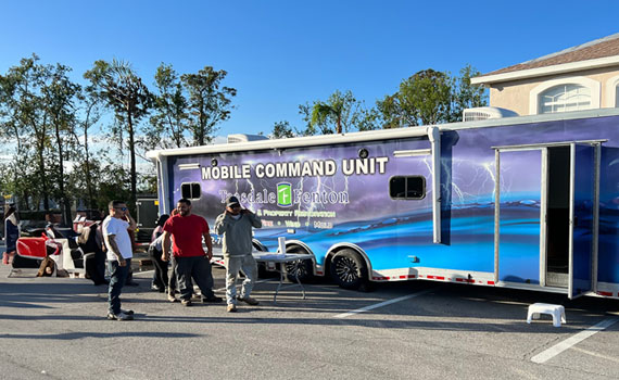mobile command center equipments